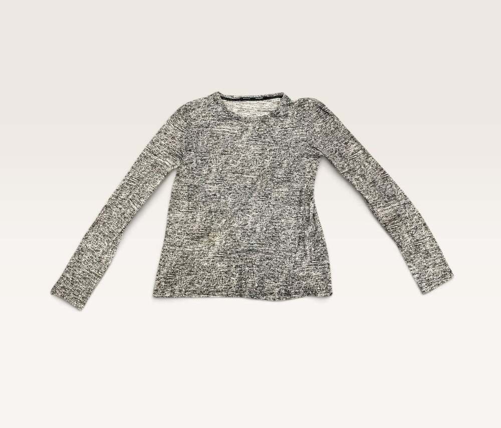 Proenza Schouler Long Sleeve Top Size S Black White